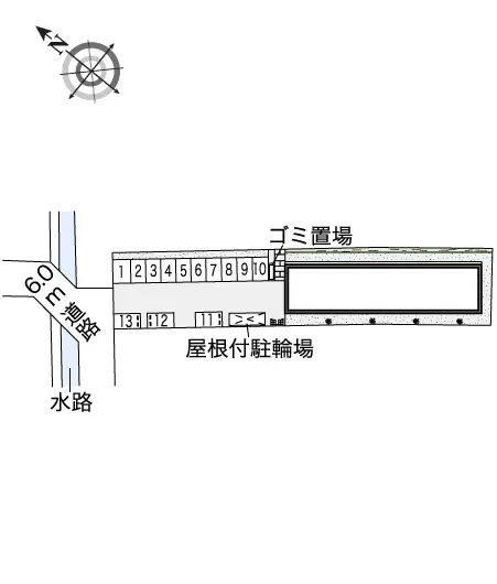 ★手数料０円★加古川市尾上町安田　月極駐車場（LP）